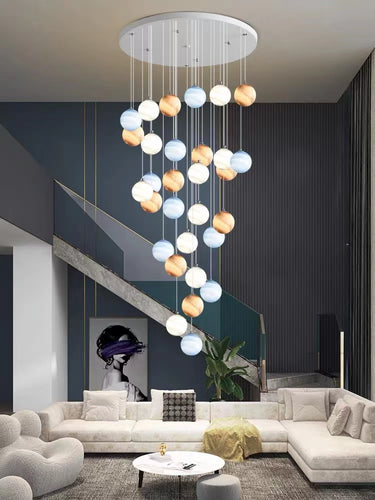 white chandelier